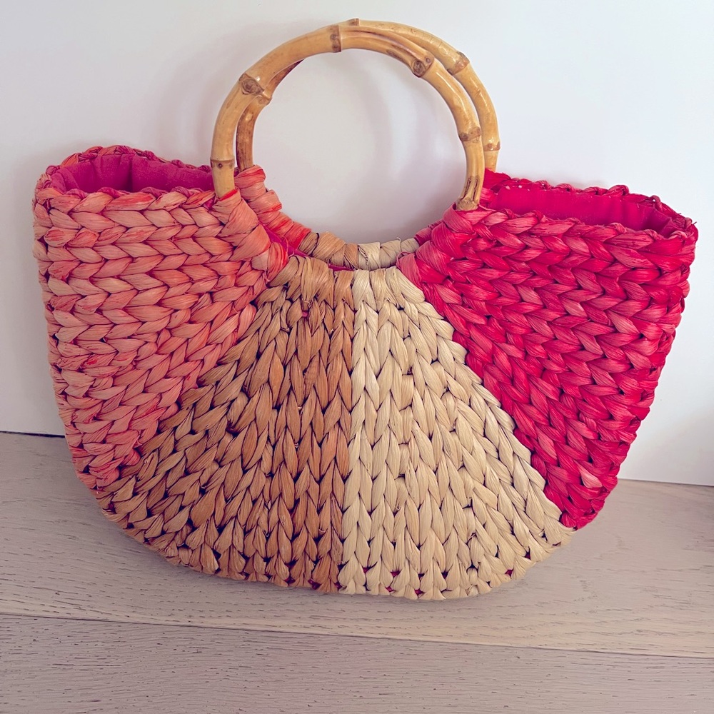 Straw Beach Purse